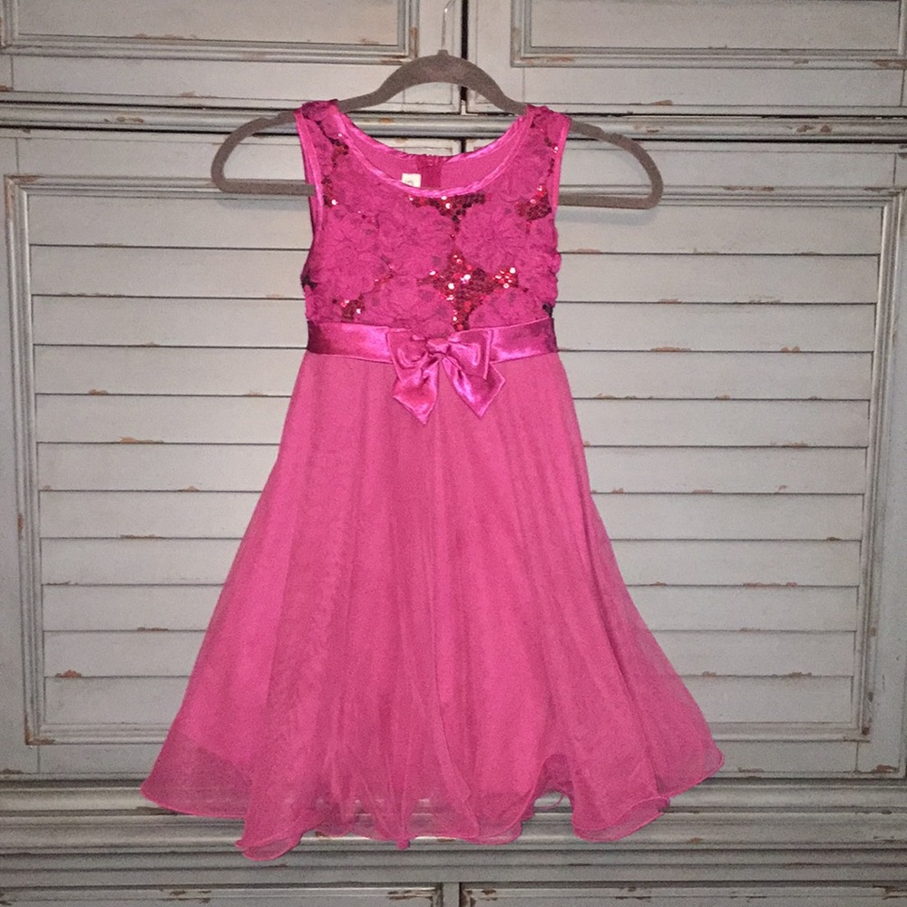 Girls sequence dress